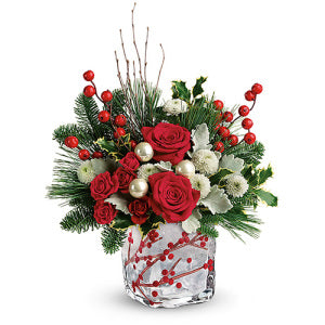 Teleflora's Winterberry Kisses