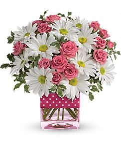 Teleflora's Polka Dots and Posies