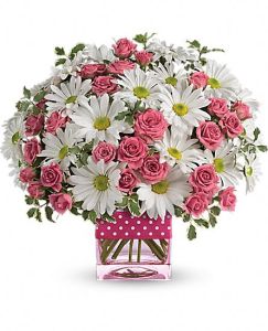 Teleflora's Polka Dots and Posies