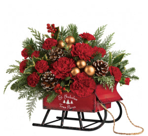 Teleflora's Vintage Sleigh Bouquet